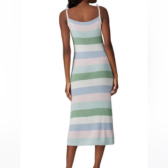 🏷️ 2/$20 Charli Leora Pastel Stripe Sheath Knit Dress - Picture 2 of 15